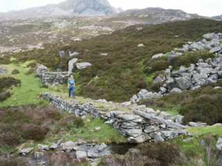 photo: causeway and bridge abutment